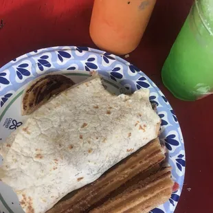 Oregon Burrito , Churro , Raspados