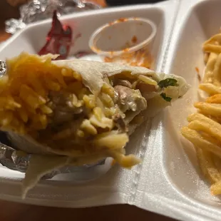 They didn't make the carne asada correctly. Blah