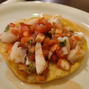 Tostadas de Ceviche