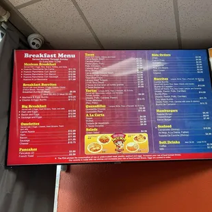 pizza, menu