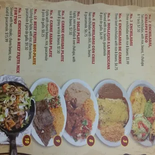 Menu Page 1