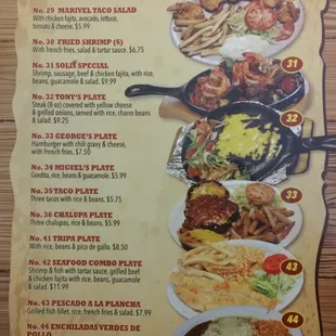 Menu Page 3