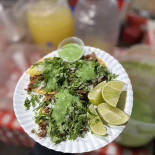 three tacos