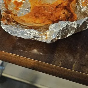 Orange cardne guisada