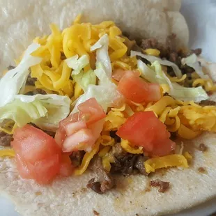 Carne Asada, added cheese