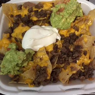 Take-out, Nachos Supreme!