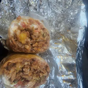 Steak burrito