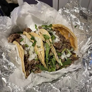 Steak taco