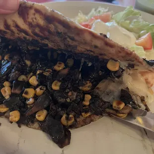 Huitlacoche quesadilla