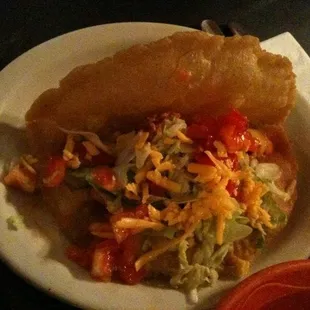 Puffy Taco, Taqueria El Chilaquil, SA Tx 07/25/2010