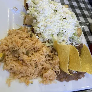 Tacos Dorados Platillo