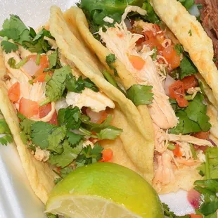 Shredded Chicken Tacos