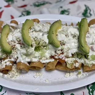 Chicken flautas