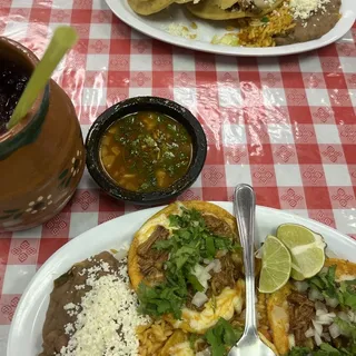 Taco Plate - 3 Corn Tortillas