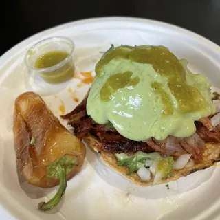 Adobada Tostada