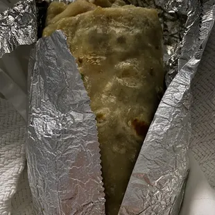 Carne Asada burrito with rice