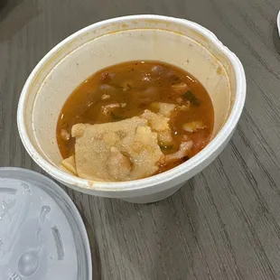 Tortilla found in beans when opened