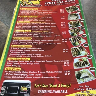 Menú