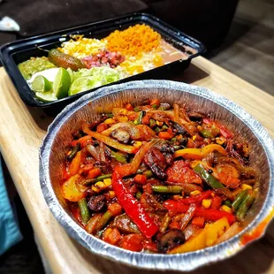 Vegetable Fajitas