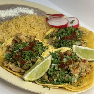 Chicken tacos