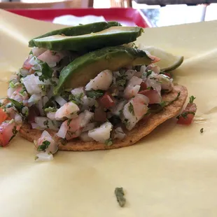 Shrimp Tostada
