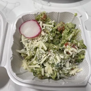 Mexican guacamole is what it was called on the menu.
