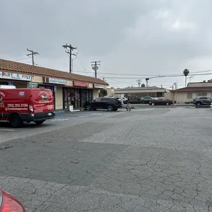Parking lot of the restaurant