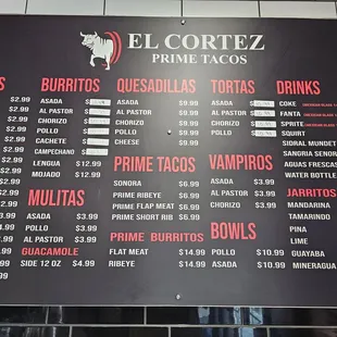 Updated menu July 2024