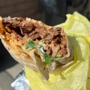 Prime Flap Meat Burrito