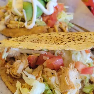 Chicken Stew Gordita and Sope