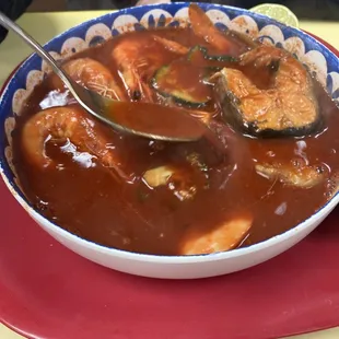 a bowl of mexican food