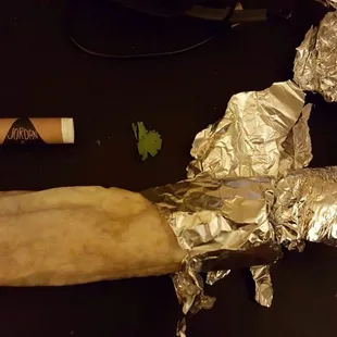 $7 + up charge for sour cream. No sour cream and the thinnest burrito (the width of 3 chopsticks).