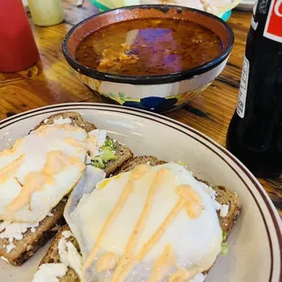  a plate of food on a table