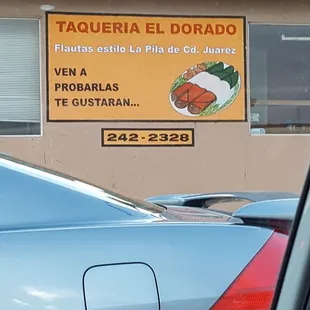 a sign for a restaurant