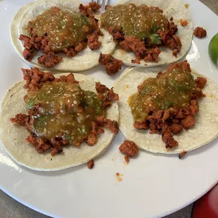 Tacos al pastor.