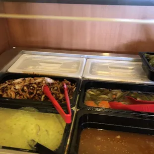 Salsa bar.