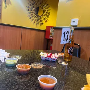 Chops and salsa
