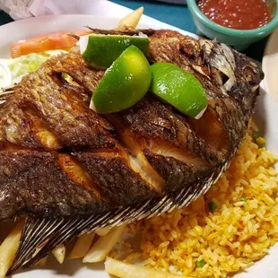 Fried Tilapia.