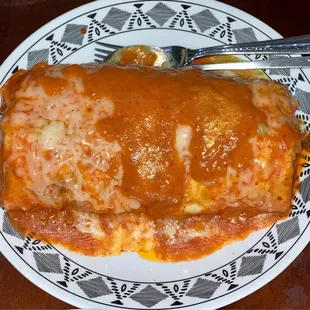 Steak Super Wet Burrito