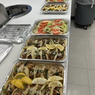 Taco party trays