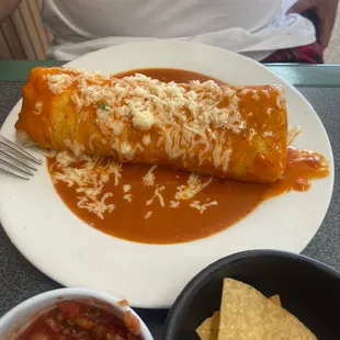 Chicken burrito