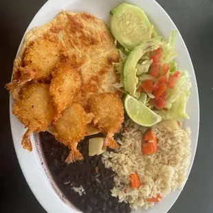 Pollo con  camaron