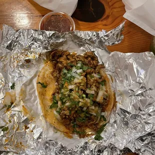 Al pastor taco