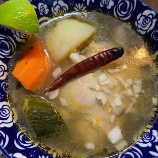Such a beautiful caldo de pollo!