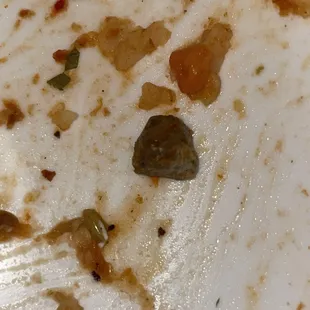A small rock