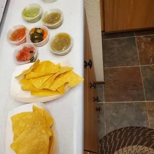 More salsa and chips
