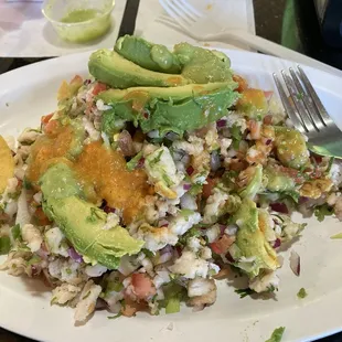 Fish Ceviche Tostada