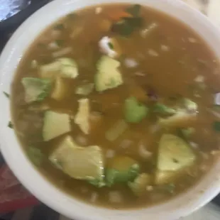 a bowl of soup