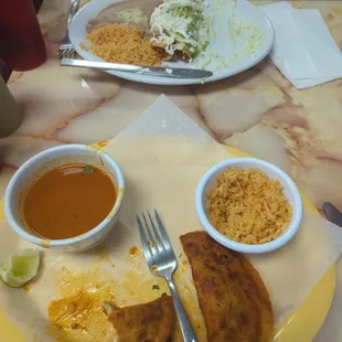 Birra and Tacos Dorado&apos;s. Forgot to take a pic before we dove in!