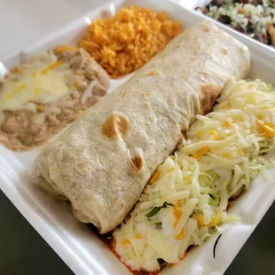 Burrito combo, massive!